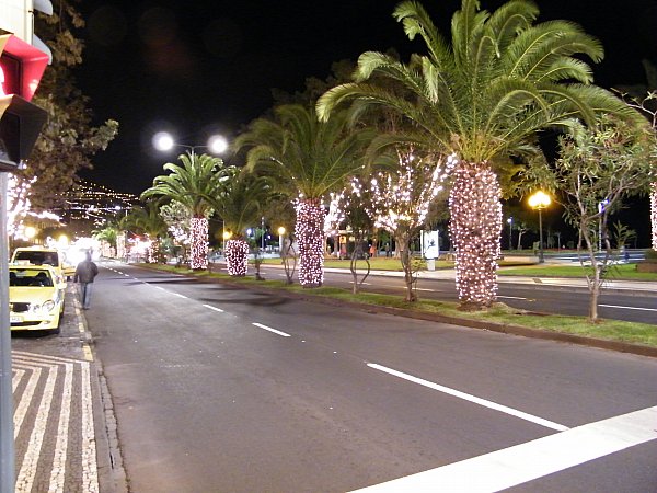 Madeira, Funchal. Jouluvaloja